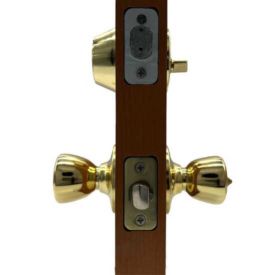 Entry Lock & Deadbolt Combo 44535 | MFS Supply - Side of Door